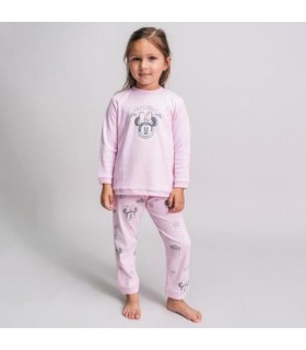PIJAMA LARGO VELOUR COTTON MINNIE