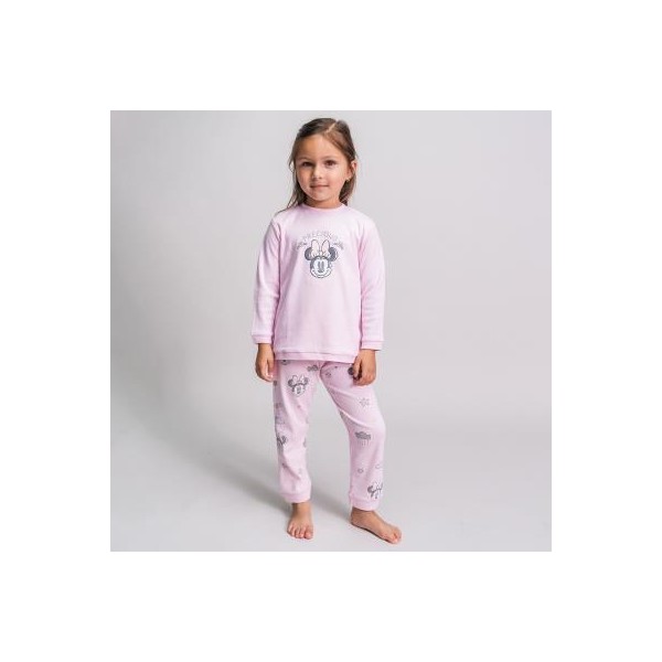 PIJAMA LARGO VELOUR COTTON MINNIE