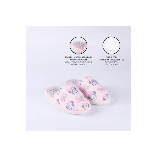 ZAPATILLAS DE CASA ABIERTA MINNIE