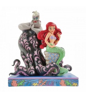 Figura decorativa La Sirenita Ariel y Úrsula