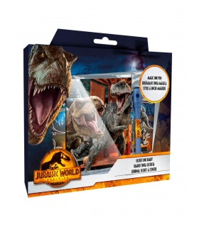 Diario + boligrafo magico Jurassic World