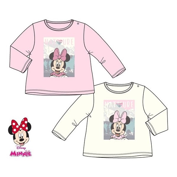 Camiseta BIO manga larga bebé Minnie, Magic Disney