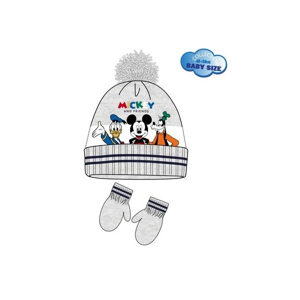 Conjunto 2 piezas Gorro+Guante Mickey y sus amigos, Magic Disney