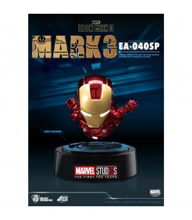 FIGURA MARVEL STUDIOS TEN YEARS EDITION IRON MAN MARK 3 MAGNETIC FLOATING
