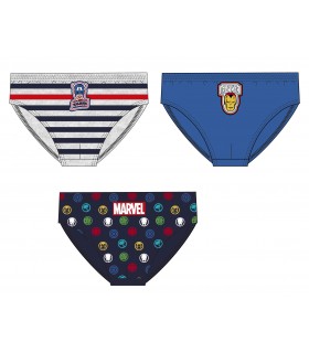 Caja 3 Slips infantiles Avengers, Magic Disney