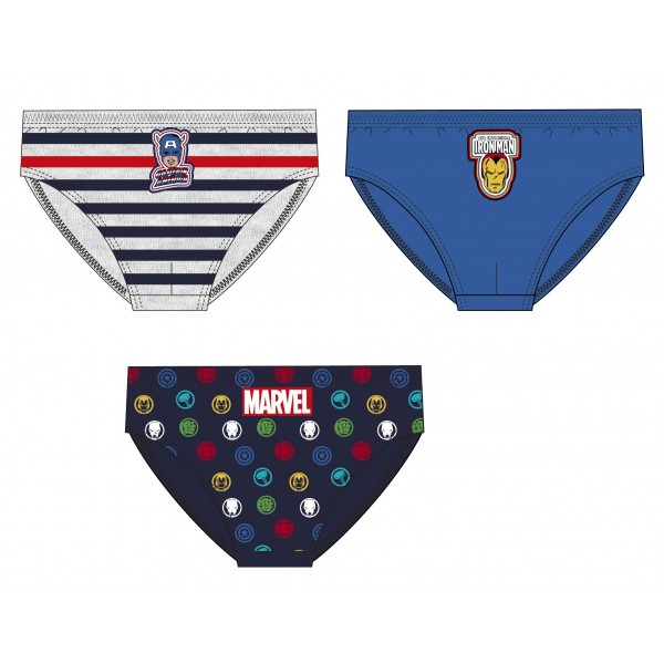 Caja 3 Slips infantiles Avengers, Magic Disney