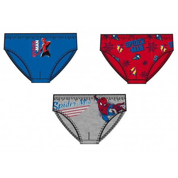 Caja 3 Slips infantiles Spiderman, Magic Disney