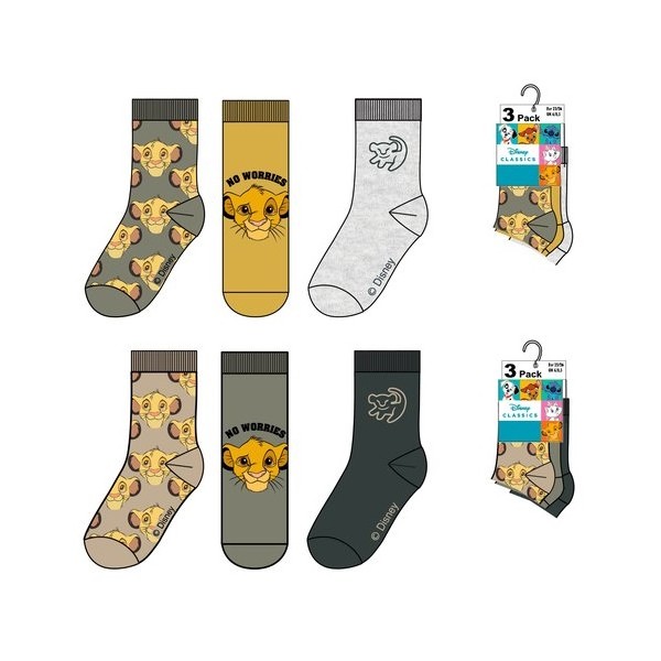 Pack 3 calcetines infantiles Simba, Magic Disney