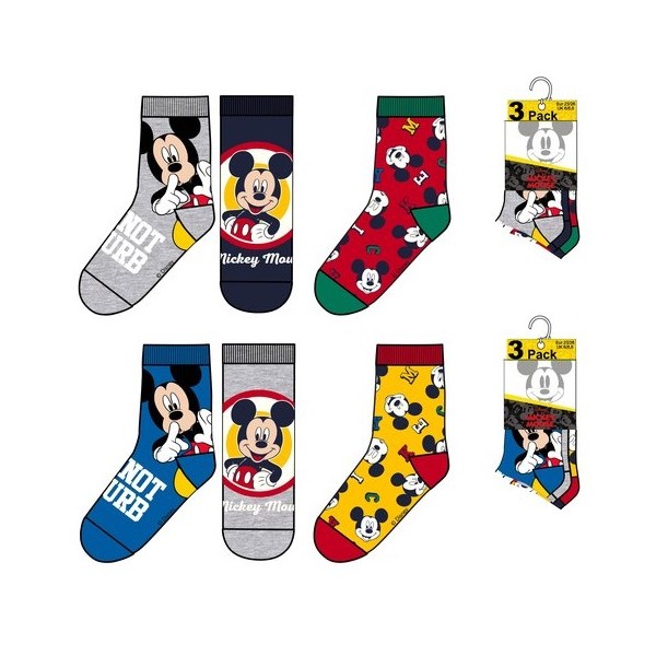 Pack 3 calcetines infantiles Mickey, Magic Disney