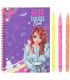 TOPModel Doodle Book neón con set de bolígrafos neón