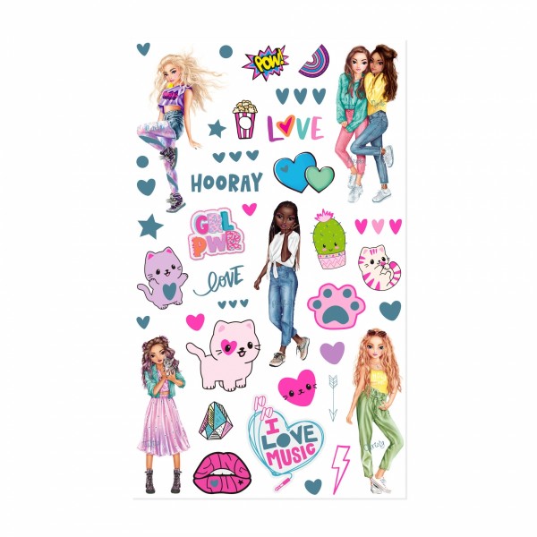 TOPModel Doodle Book neón con set de bolígrafos neón
