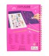 TOPModel Doodle Book neón con set de bolígrafos neón
