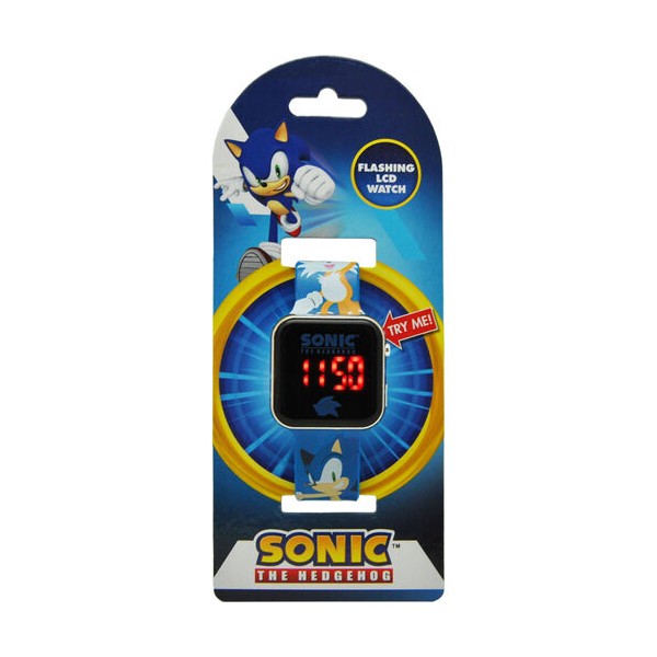 Reloj Sonic The Hedgehog led