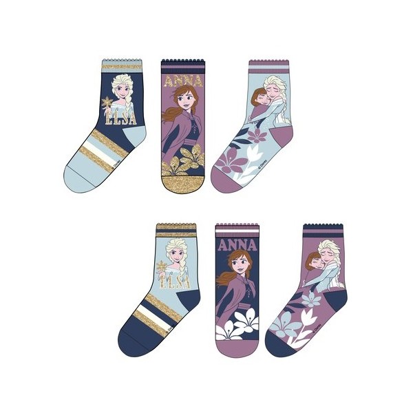 Pack 3 calcetines Frozen 2, Magic Disney.