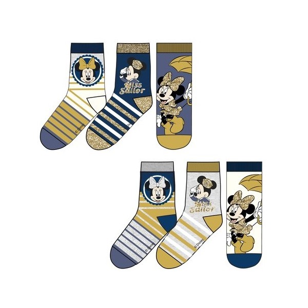 Pack 3 calcetines Minnie, Magic Disney.