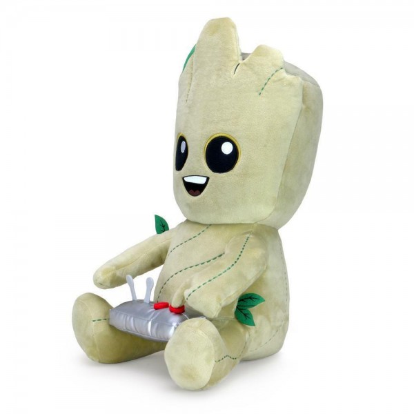 Guardianes de la galaxia Baby Groot con botón Hugme