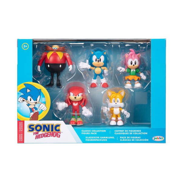 Blister 5 figuras Sonic The Hedgehog 6cm