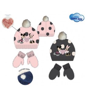 Gorro+guantes Minnie