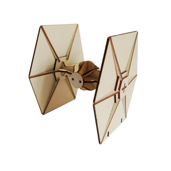 Maqueta madera para pintar Star Wars Tie Figther