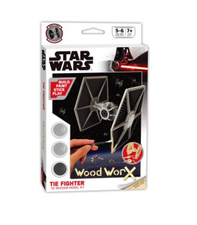 Maqueta madera para pintar Star Wars Tie Figther