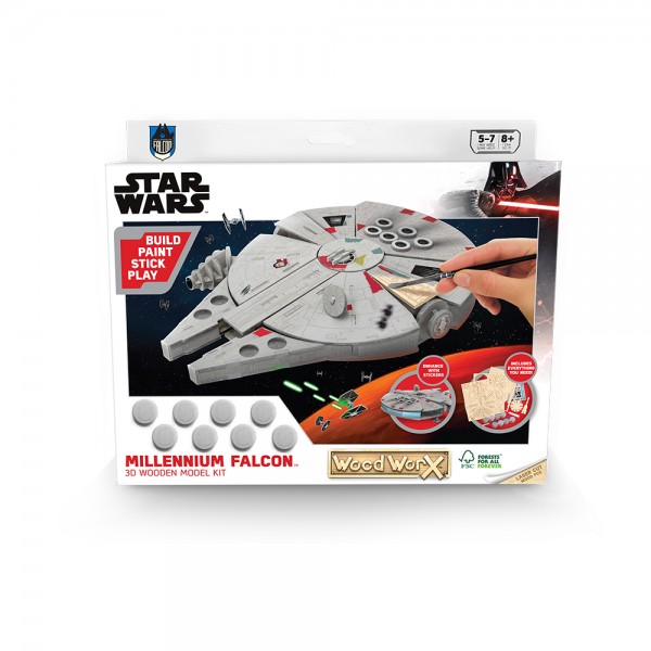 Maqueta madera Star Wars Millennium Falcon