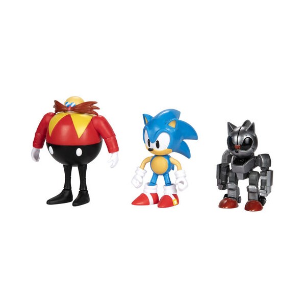 Blister 3 figuras 30Th Anniversary Sonic The Hedgehog 10cm
