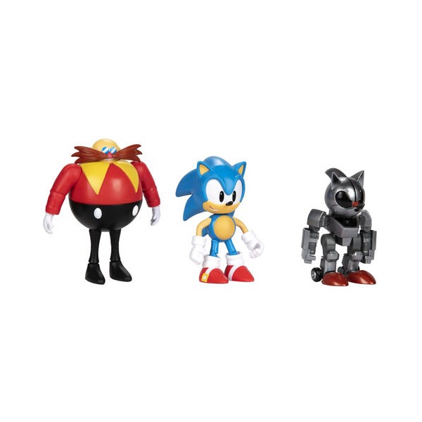 Blister 3 figuras 30Th Anniversary Sonic The Hedgehog 10cm
