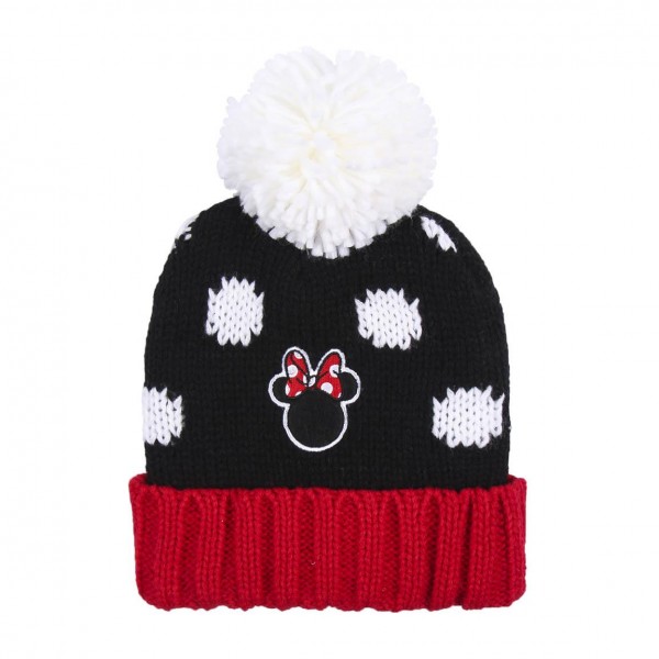GORRO TRICOT PARCHES MINNIE
