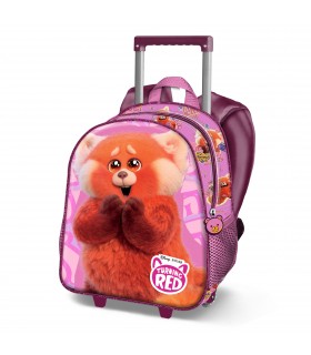 TROLLEY RED MULTICOLOR MOCHILA 3D CON RUEDAS PEQUEÑA RED YAAY