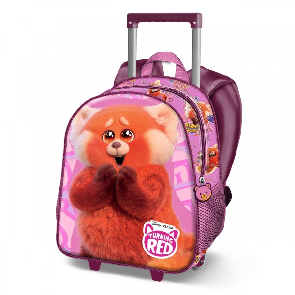 RED MULTICOLOR MOCHILA 3D CON RUEDAS PEQUEÑA RED YAAY