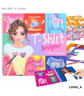 T-Shirt Designer cuaderno para colorear TOPModel