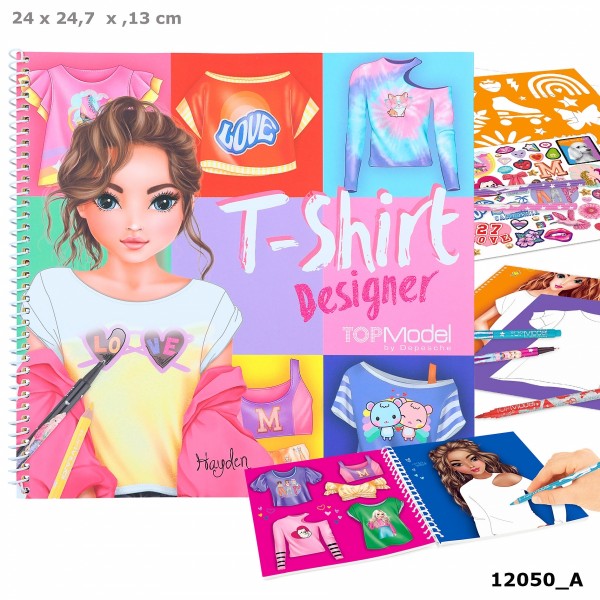 T-Shirt Designer cuaderno para colorear TOPModel