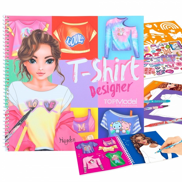 T-Shirt Designer cuaderno para colorear TOPModel