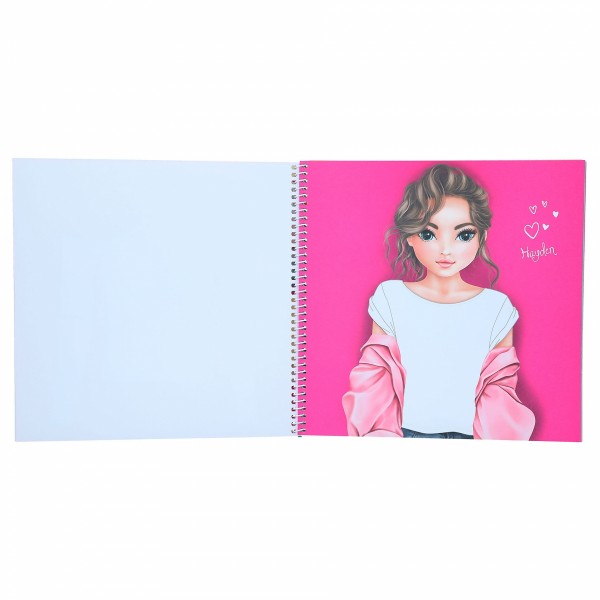 T-Shirt Designer cuaderno para colorear TOPModel