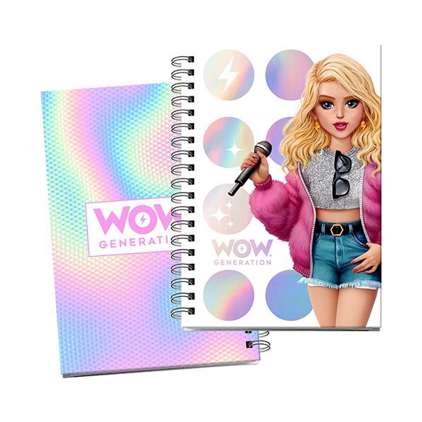 LIBRETA A5 TAPA DURA WOW GENERATION