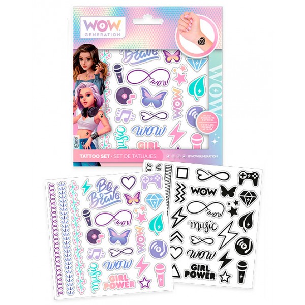 SET DE TATUAJES WOW GENERATION