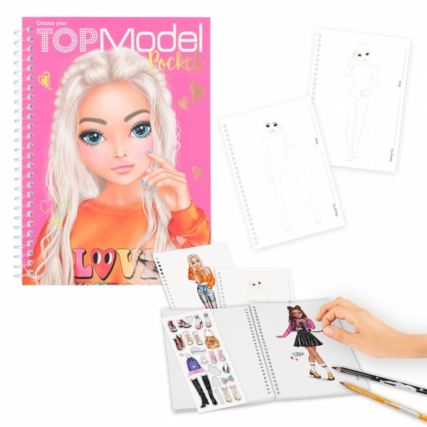 Cuaderno colorear TOPModel