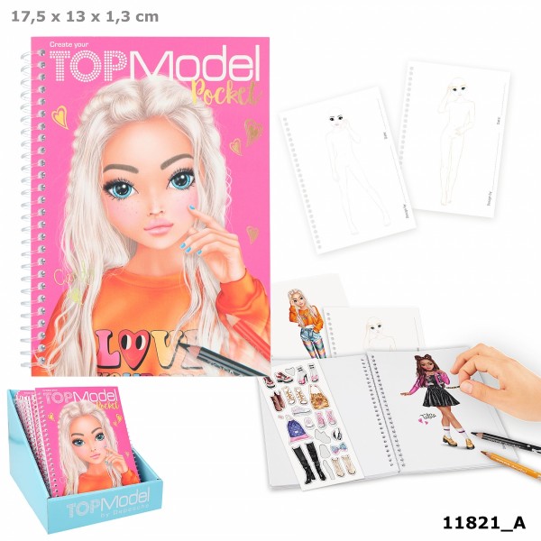 Cuaderno colorear TOPModel
