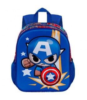 Mochila 3D Punch Capitan America Vengadores Avengers Marvel