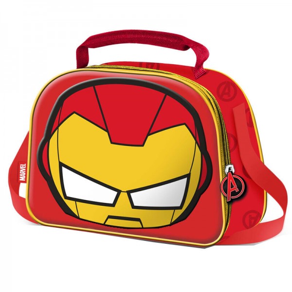 Bolsa portameriendas 3D Bobblehead Iron Man Marvel