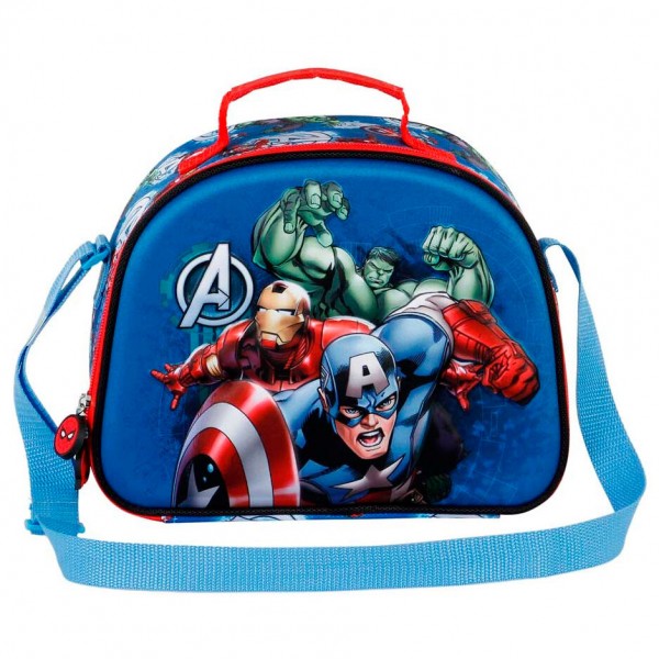 Bolsa portameriendas 3D Energy Vengadores Avengers Marvel