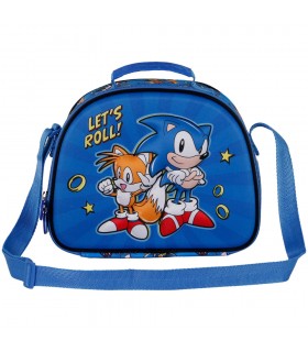 Bolsa portameriendas 3D Lets Roll Sonic The Hedgehog