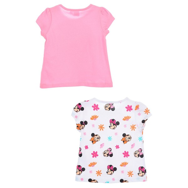 Lote 2 camisetas para bebé Minnie