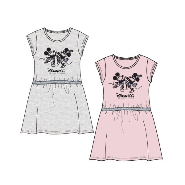 Vestido infantil para niñas Minnie Disney 100