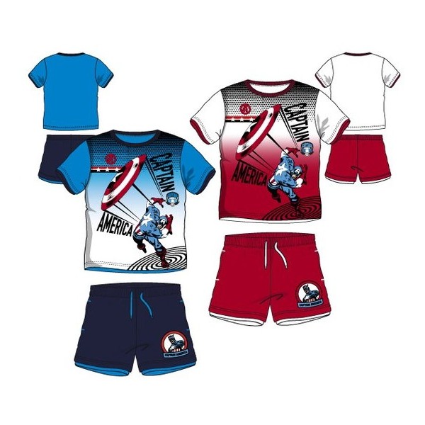 Conjunto para niñ@s Capitán America
