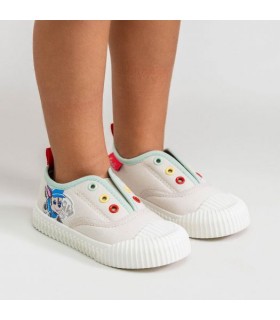 Zapatilla Loneta Suela Pvc Elásticos Paw Patrol