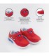 DEPORTIVA SUELA PVC CON LUCES SPIDERMAN
