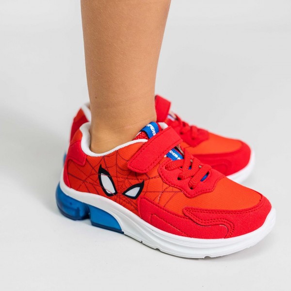 DEPORTIVA SUELA PVC CON LUCES SPIDERMAN