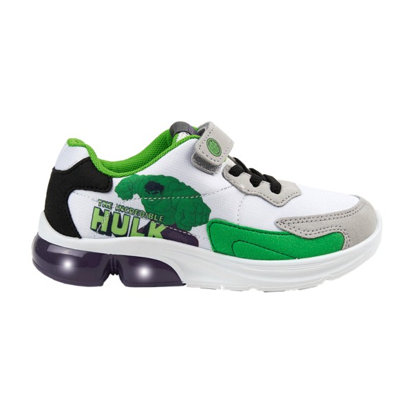 DEPORTIVA SUELA PVC CON LUCES AVENGERS HULK