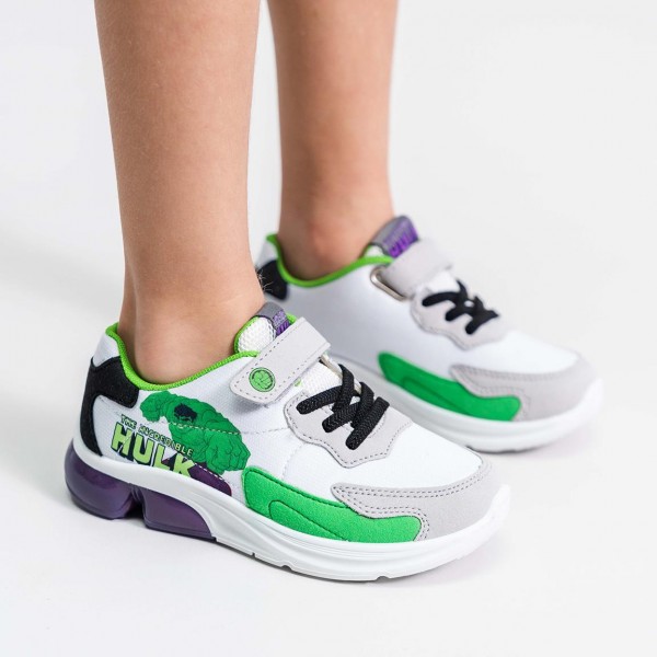 DEPORTIVA SUELA PVC CON LUCES AVENGERS HULK